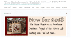 Desktop Screenshot of patchwork-rabbit.co.uk